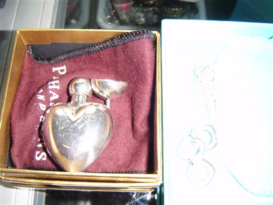 Tiffany & Co pendant on chain & Penhaligan scent bottle